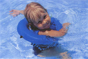 Child in the pool